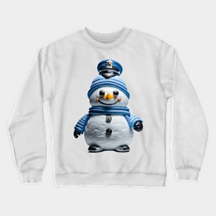 Snowman police officer Crewneck Sweatshirt